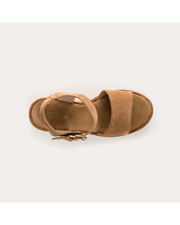 Velvet Leather Leather Sandals | Elevator elegance - Reqins