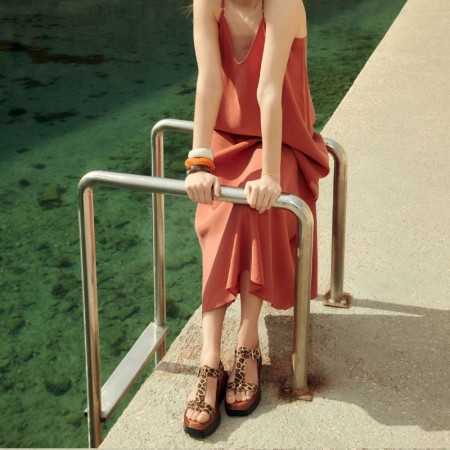 SANDALES LOUKY CUIR VELOURS...