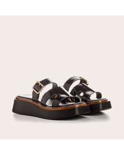 Mules Louna en cuir vernis | Élégance et confort – Reqins