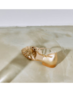 Sandales Penelope dorées | Reqins