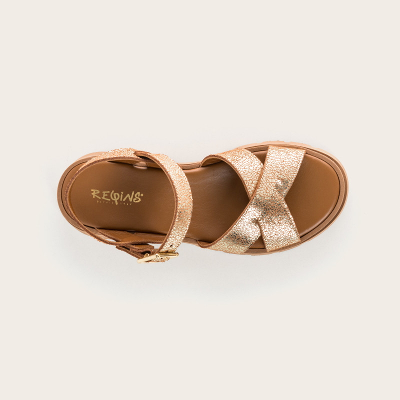 Louisa Crack Sandals - Elegance & Comfort | Reqins