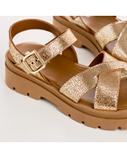 Louisa Crack Sandals - Elegance & Comfort | Reqins