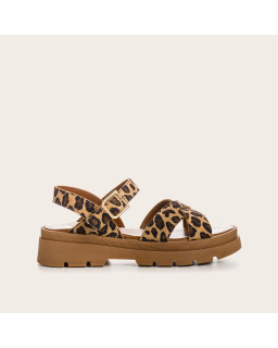Louisa Leopard Sandals | Reqins