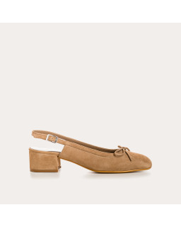 Ballerines Reese slingback velours | Reqins