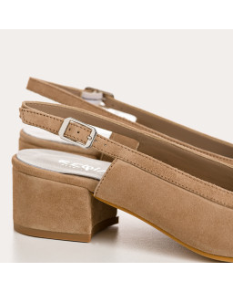 Ballerines Reese slingback velours | Reqins