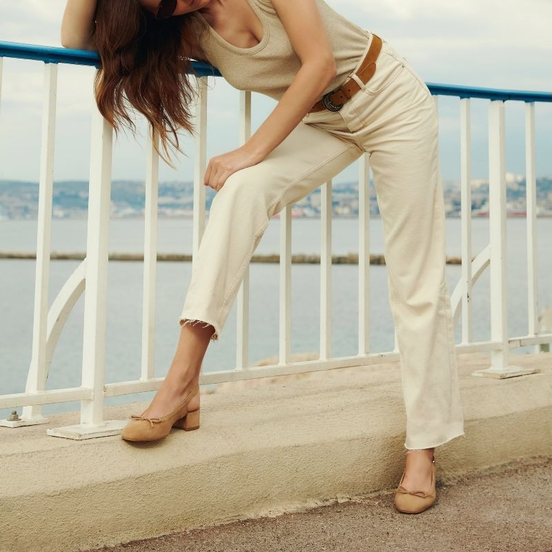 Ballerinas Reese Slingback Velvet | Reqins