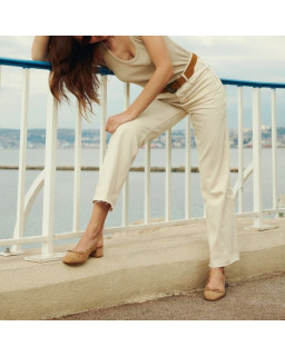 Ballerines Reese slingback velours | Reqins