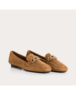 Mocassins Holding en cuir velours - Allure Preppy | Reqins
