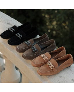 Loafers Holding in suede - Allure Preppy