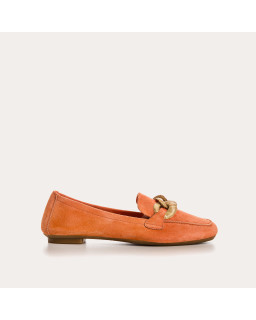Hamaya suede loafers with buckles | Reqins