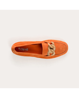 Hamaya suede loafers with buckles | Reqins