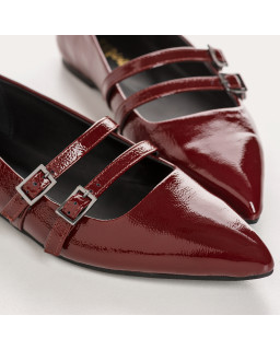 Verona varnish - BALLERINALS FLAT BABIES with double flanges