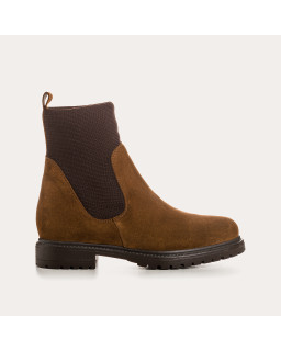 Boots chelsea suede with elastic