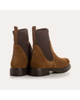 Boots chelsea suede with elastic
