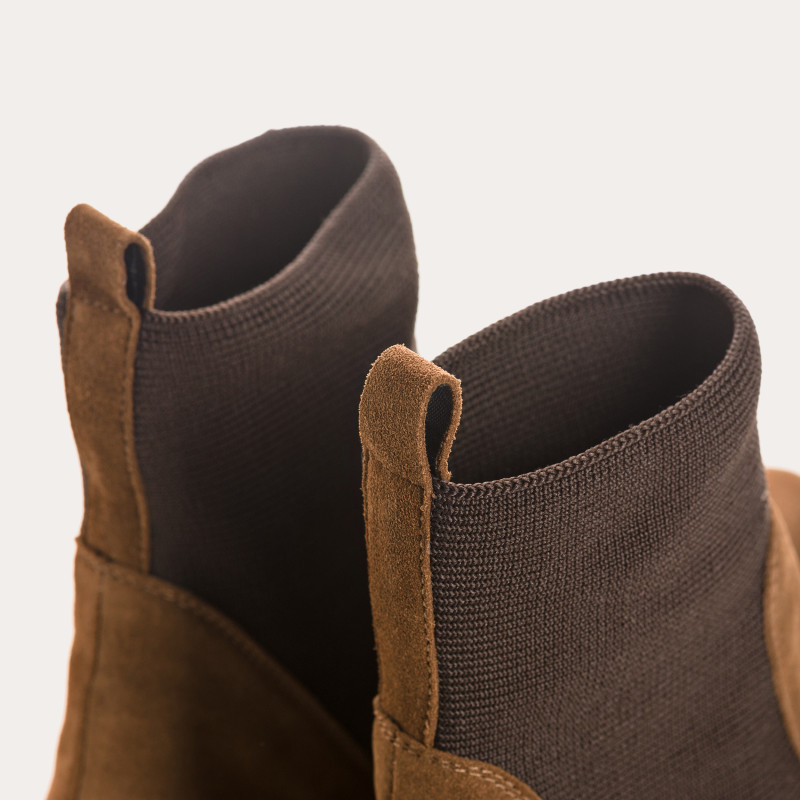 Boots chelsea suede with elastic