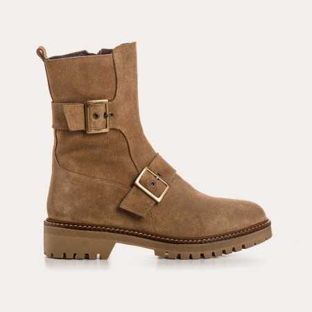 BOOTS DEBRA CUIR VELOURS