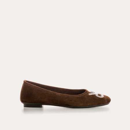 BALLERINES HOPA CUIR...
