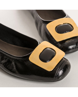 HALINA NAPLAK LEATHER BALLERINAS | Brilliant Elegance & Absolute Comfort - Reqins