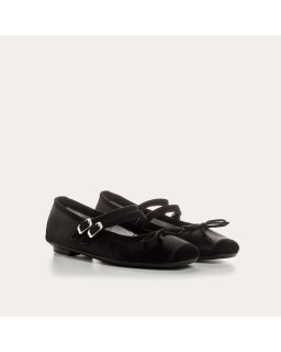 Hemily Silk Mary Janes