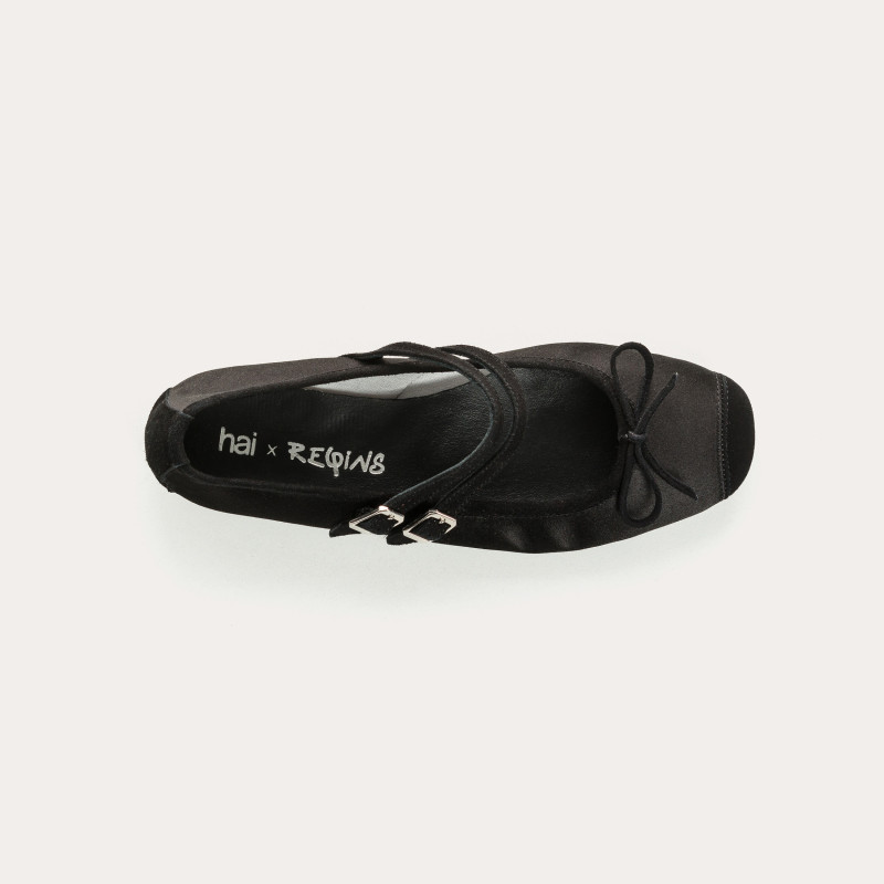 Hemily Silk Mary Janes