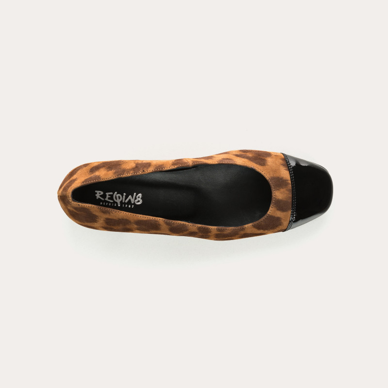 Jaguar Leather Riviera Height Ballerinas | Reqins