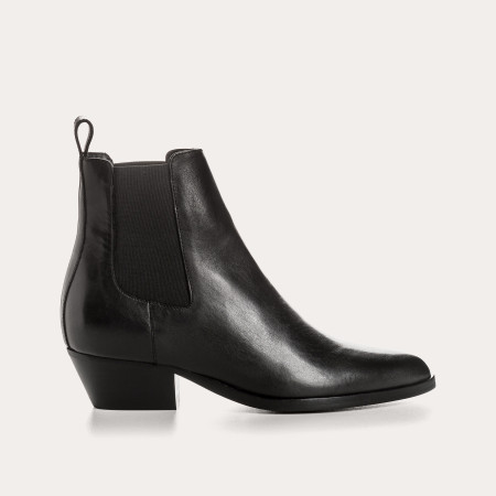 Boots femme en cuir lisse – Modèle Belem | Reqins