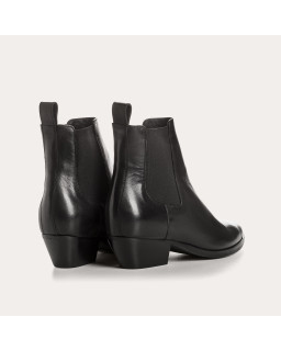 Boots femme en cuir lisse – Modèle Belem | Reqins