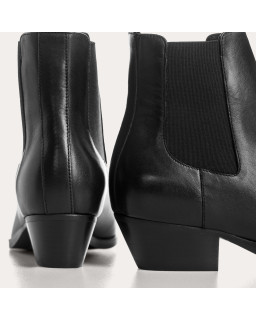 Boots femme en cuir lisse – Modèle Belem | Reqins