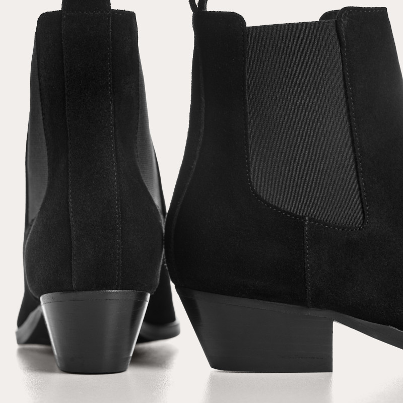 Belem Boots Velvet Leather - Western Chic Style - Reqins