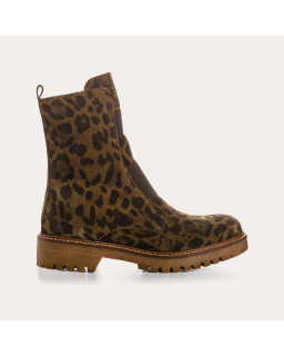 Boots Dusky cuir velours serval | Audace & élégance sauvage – Reqins