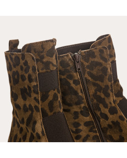 Boots Dusky cuir velours serval | Audace & élégance sauvage – Reqins