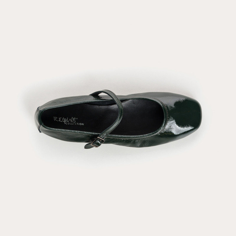 Honor Naplak Leather Mary Janes | Reqins