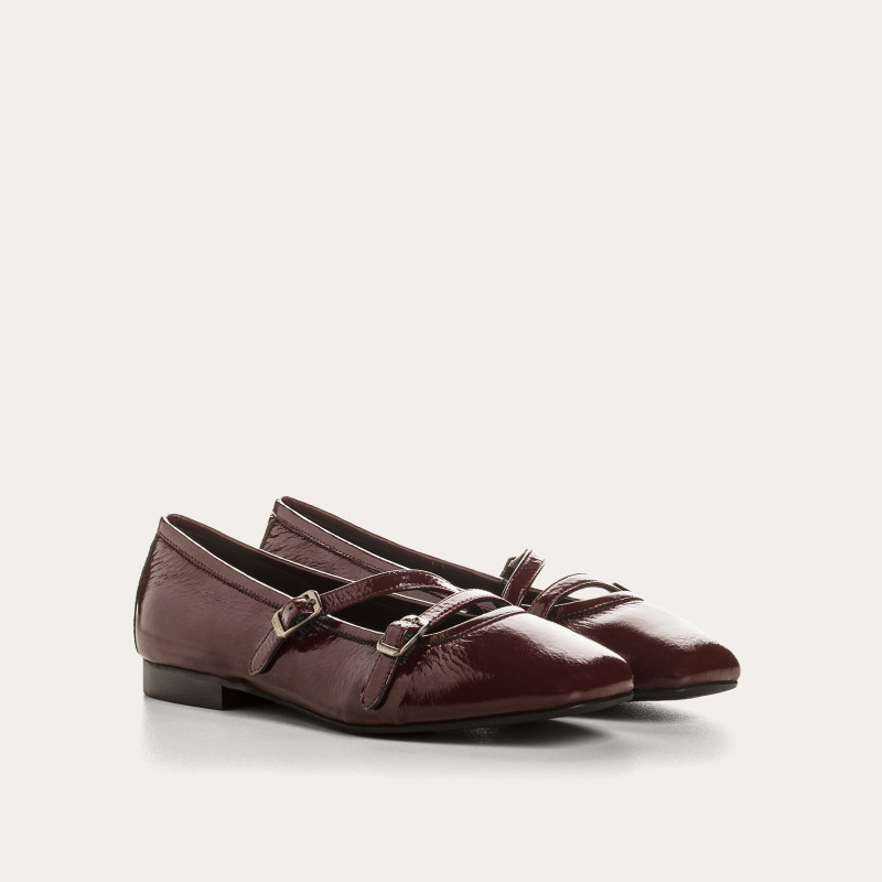 Callist Mary Janes - Female Varnished Leather Shoes I Reqins