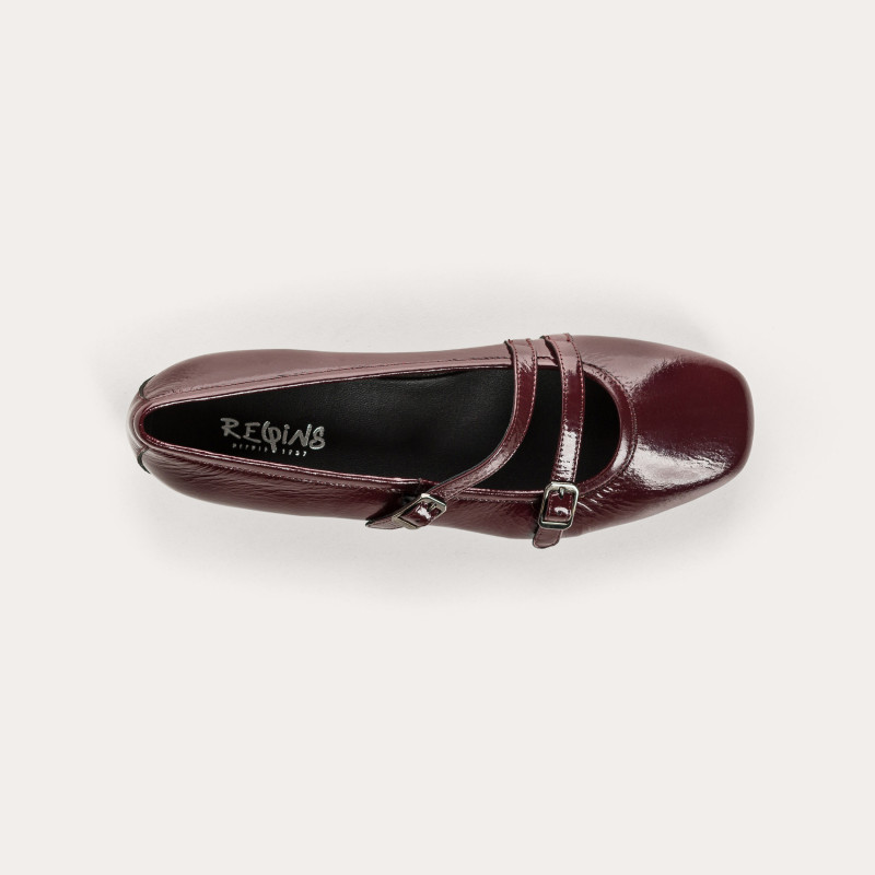 Callist Mary Janes - Female Varnished Leather Shoes I Reqins