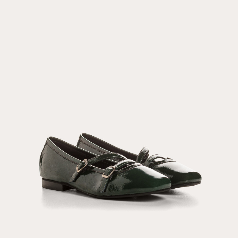 Callist Mary Janes - Female Varnished Leather Shoes I Reqins