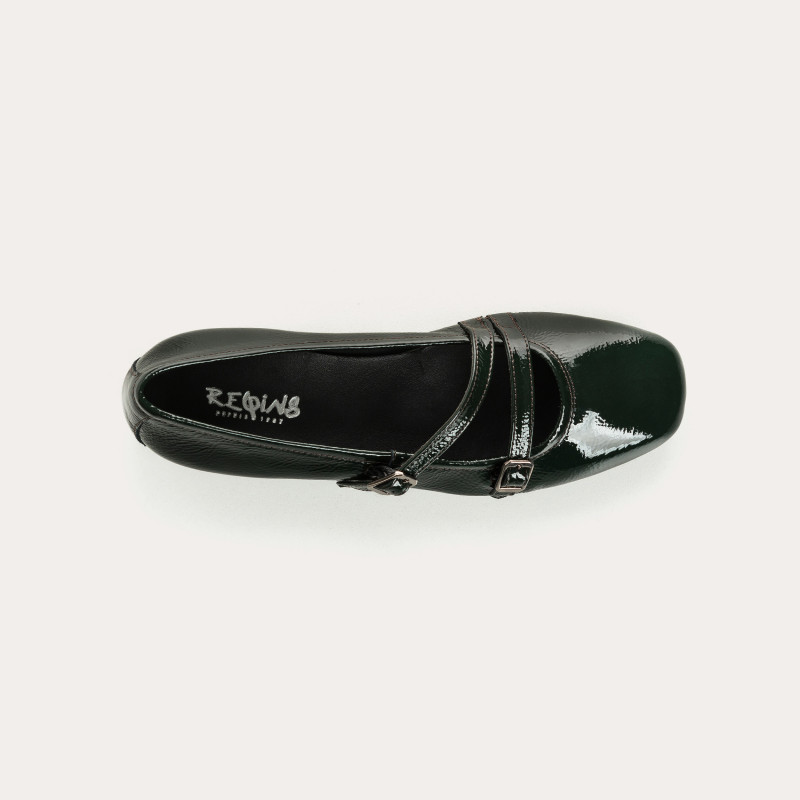 Callist Mary Janes - Female Varnished Leather Shoes I Reqins