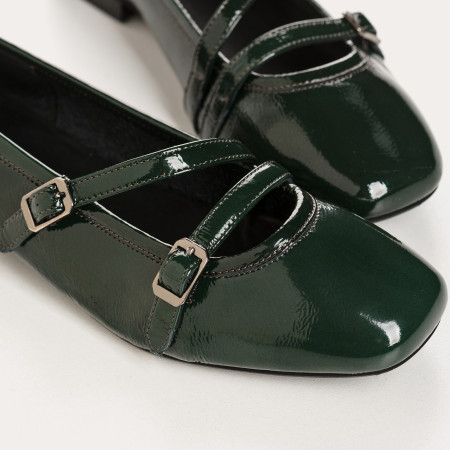 Callist Mary Janes - Female Varnished Leather Shoes I Reqins