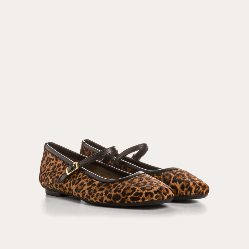 MARY JANES Honor Printed Leopard