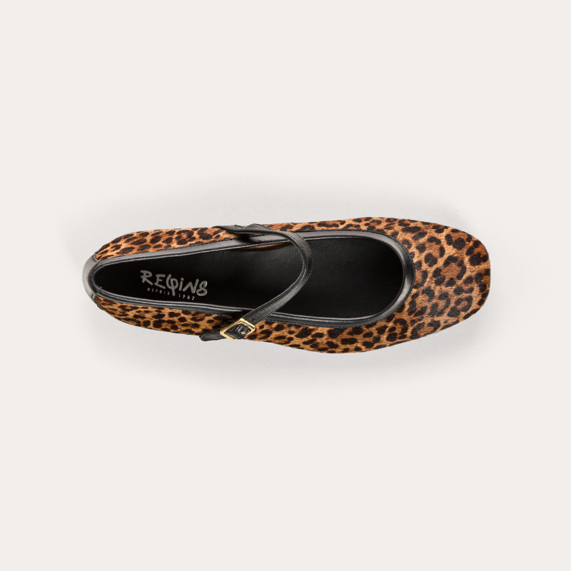 MARY JANES Honor Printed Leopard