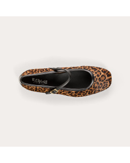 MARY JANES Honor Printed Leopard