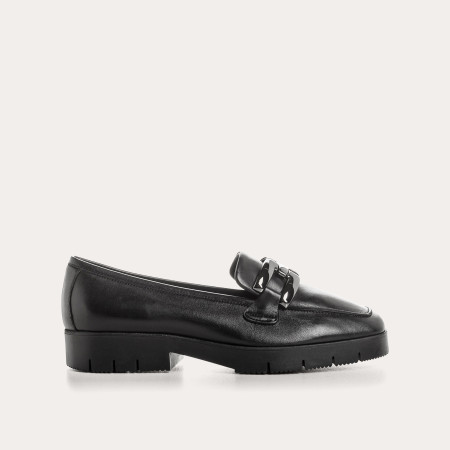 Loafers Montreal leather with metal walrus