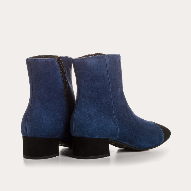 Boots femme à talons en cuir velours – Élégance & confort | Reqins