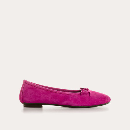 Harmony soft suede ballerinas