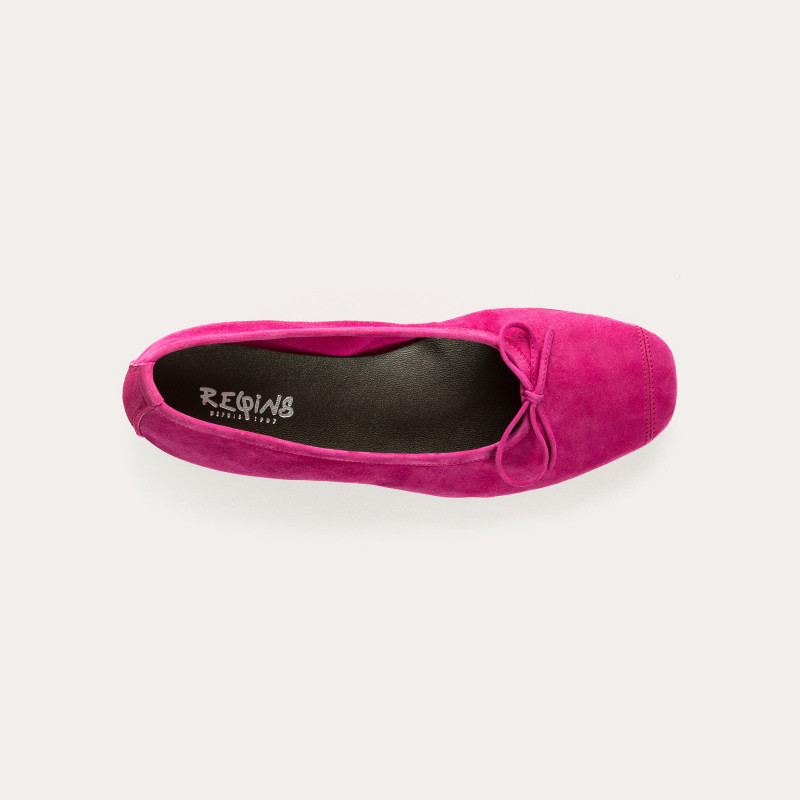 Harmony soft suede ballerinas