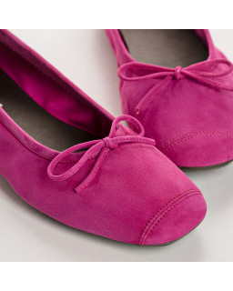 Harmony soft suede ballerinas
