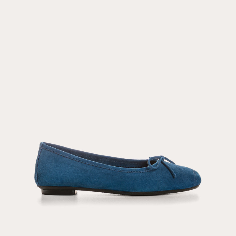 Harmony soft suede ballerinas