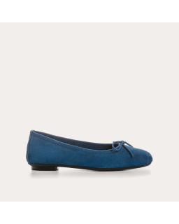 Harmony soft suede ballerinas