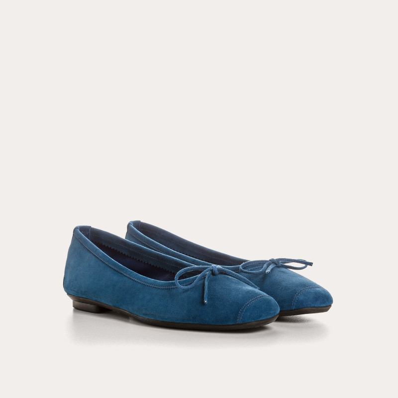 Harmony soft suede ballerinas