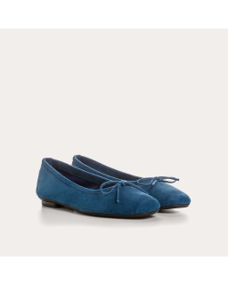 Harmony soft suede ballerinas