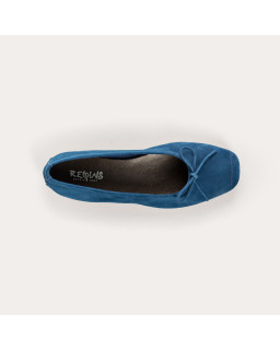 Ballerines Harmony en cuir velours souple | Reqins